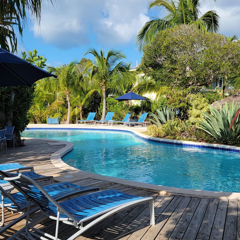 pool in Eleuthera near Bahamas